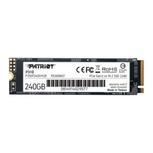 Unidad De Estado Sólido Pcie M.2 Nvme Patriot P310 De 240 Gb - P310p240gm28
