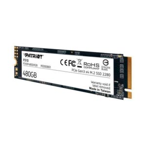 Unidad De Estado Sólido Patriot P310 Nvme Pcie Gen 3 M.2 De 480 Gb - P310p480gm28 - Imagen 2