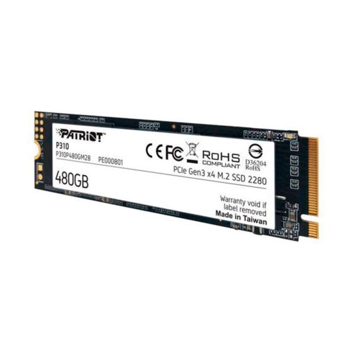 Alternative view of Unidad De Estado Sólido Patriot P310 Nvme Pcie Gen 3 M.2 De 480 Gb - P310p480gm28