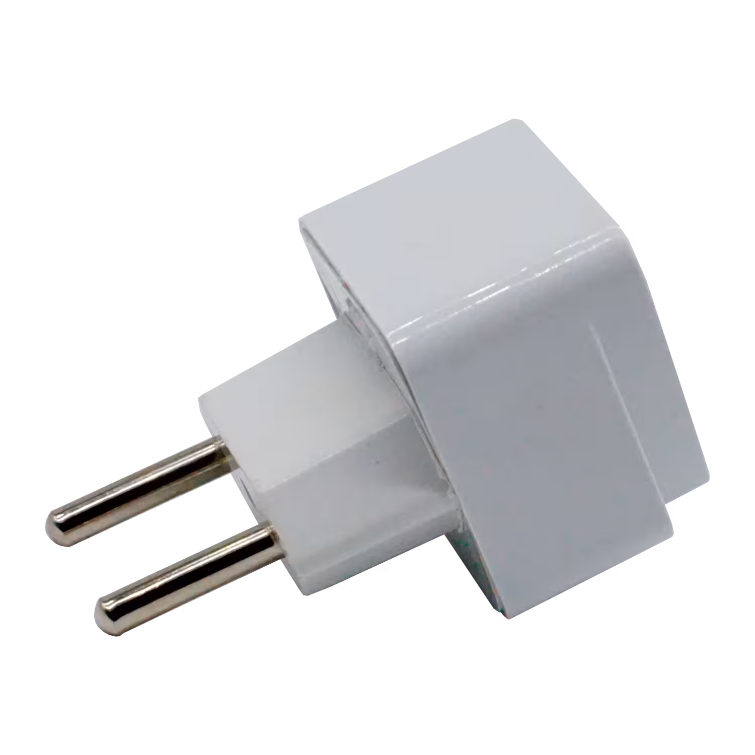 Adaptador Para Tomada 2 Pinos Patrón Brasil - Imagen 2