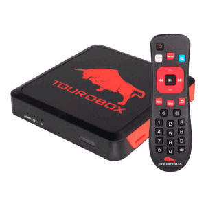 Receptor Wi-fi Tourobox Ultra Hd 8 Gb 1 G Ram - Negro Rojo