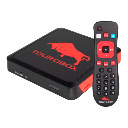Receptor Wi-fi Tourobox Ultra Hd 8 Gb 1 G Ram - Negro Rojo