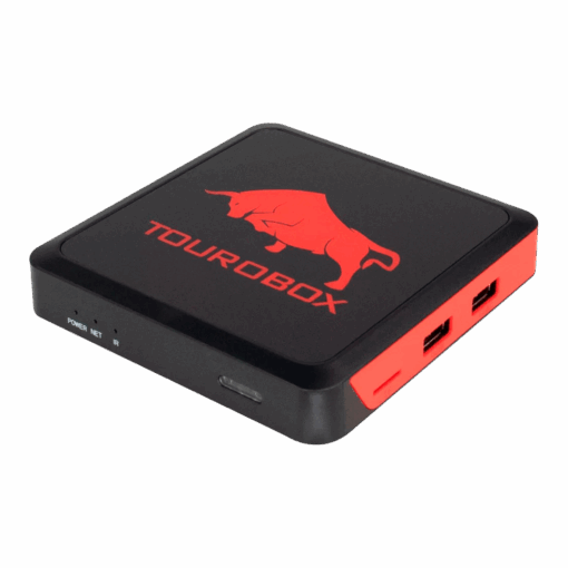 Alternative view of Receptor Wi-fi Tourobox Ultra Hd 8 Gb 1 G Ram - Negro Rojo