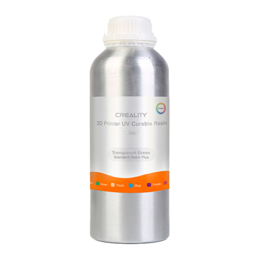 Resina Rígida Creality Standard De 500 G De Plástico Para Impresora 3d, Color Verde Transparente