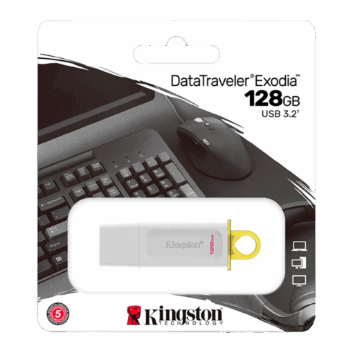 Alternative view of Pendrive Kingston Exodia 128gb Usb 3.2 - Blanco Kc-u2g128-5r