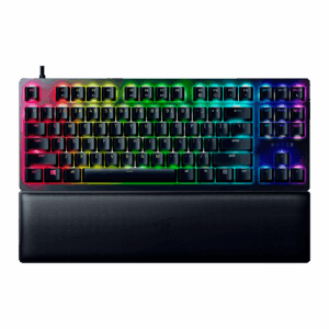 Teclado Para Juegos Razer Huntsman V2 Rz03-03940400-r3u1 Rgb Con Interruptores Morados En Inglés - Negro