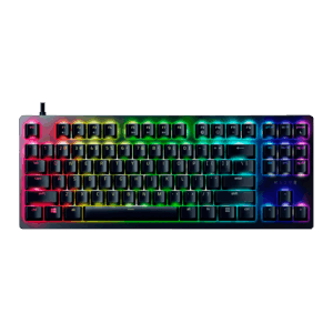 Teclado Para Juegos Razer Huntsman V2 Rz03-03940400-r3u1 Rgb Con Interruptores Morados En Inglés - Negro - Imagen 2