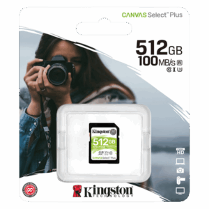 Tarjeta De Memoria Sd Kingston Canvas Select Plus De 512 Gb Y 100 Mb: Sds2/512 Gb - Imagen 3