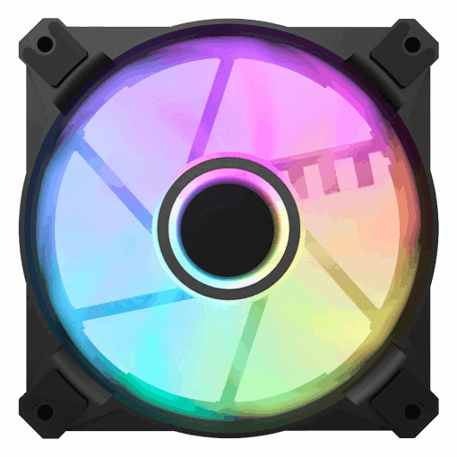 Alternative view of Fan Darkflash Inf8 5 En 1, Color Negro