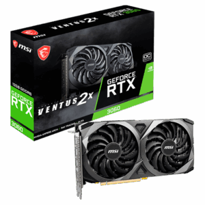 Tarjeta De Video Msi Nvidia Geforce Ventus 2x Oc Rtx-3060 12 Gb Gddr6 - 912-v397-658/050/856/664