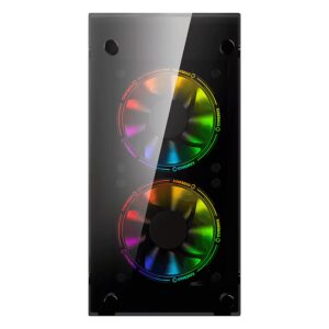 Gabinete Gamemax Stratos Itx - Negro - Imagen 4
