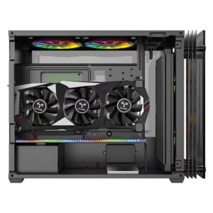 Gabinete Gamemax Stratos Itx - Negro - Imagen 5