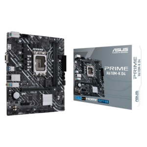 Placa Madre Asus Prime H610m-k D4 Con Zócalo Lga 1700, Chipset Intel H610, Ddr4, Micro Atx