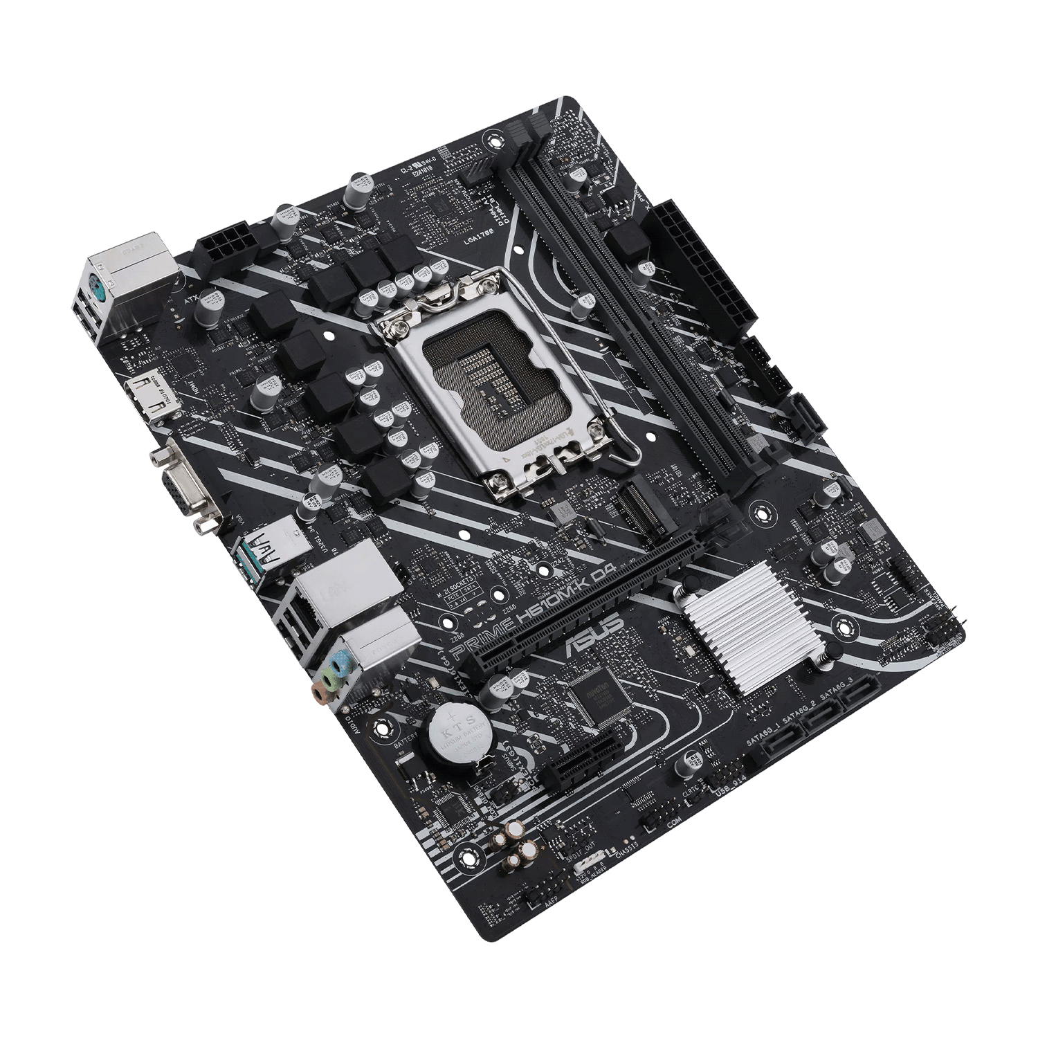 Placa Madre Asus Prime H610m-k D4 Con Zócalo Lga 1700, Chipset Intel H610, Ddr4, Micro Atx - Imagen 4