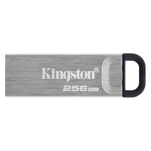 Unidad Flash Usb 3.2 Kingston Datatraveler Kyson De 256 Gb, Color Plateado (dtkn/256 Gb)