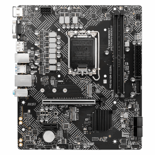 Alternative view of Msi Pro H610m-g Ddr4 Socket Lga 1700 Chipset Placa De Base Intel H610 Micro Atx