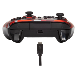 Control Con Cable Powera Para Xbox Series X/s - Camuflaje Rojo (pwa-a-02492) - Imagen 3
