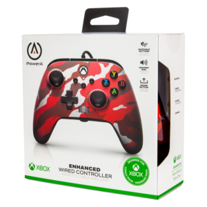 Control Con Cable Powera Para Xbox Series X/s - Camuflaje Rojo (pwa-a-02492) - Imagen 5