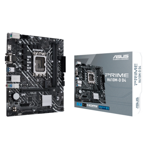 Asus Prime H610m-d D4 Ddr4 Socket Lga 1700 Chipset H610 Micro Atx