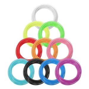 Filamento Pcl De Baja Temperatura Para Bolígrafo 3d, 1,75 Mm, 10 Colores (por Paquete)