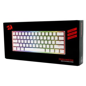 Teclado Con Cable Redragon Dragonborn Con Interruptor Marrón Y Blanco K630w-rgb - Imagen 9