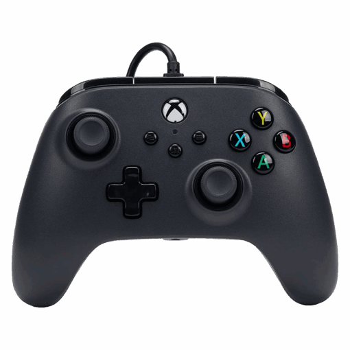 Control Con Cable Powera Para Xbox, Color Negro (pwa-a-2124)