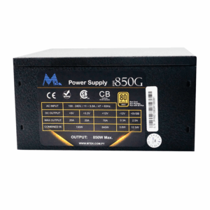 Fuente De Alimentación Semimodular Atx 850w Mtek Psr-850g 80 Gold (850 Real) - Imagen 3
