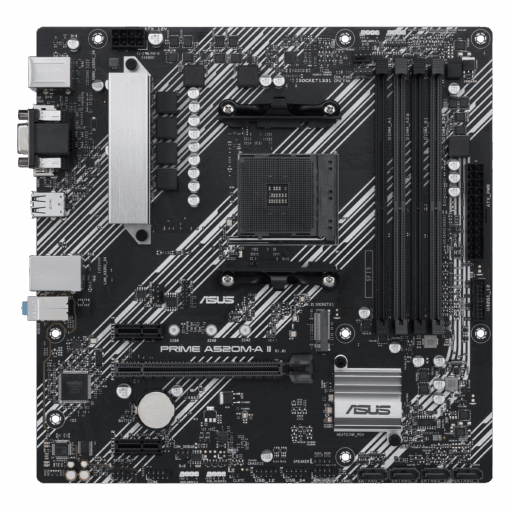 Alternative view of Asus Prime A520m-a Ii Socket Am4 Chipset Amd A520 Ddr4 Micro Atx