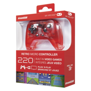 Consola De Juegos Dreamgear My Arcade Retro Micro Ctlr 220, Color Rojo - Imagen 3