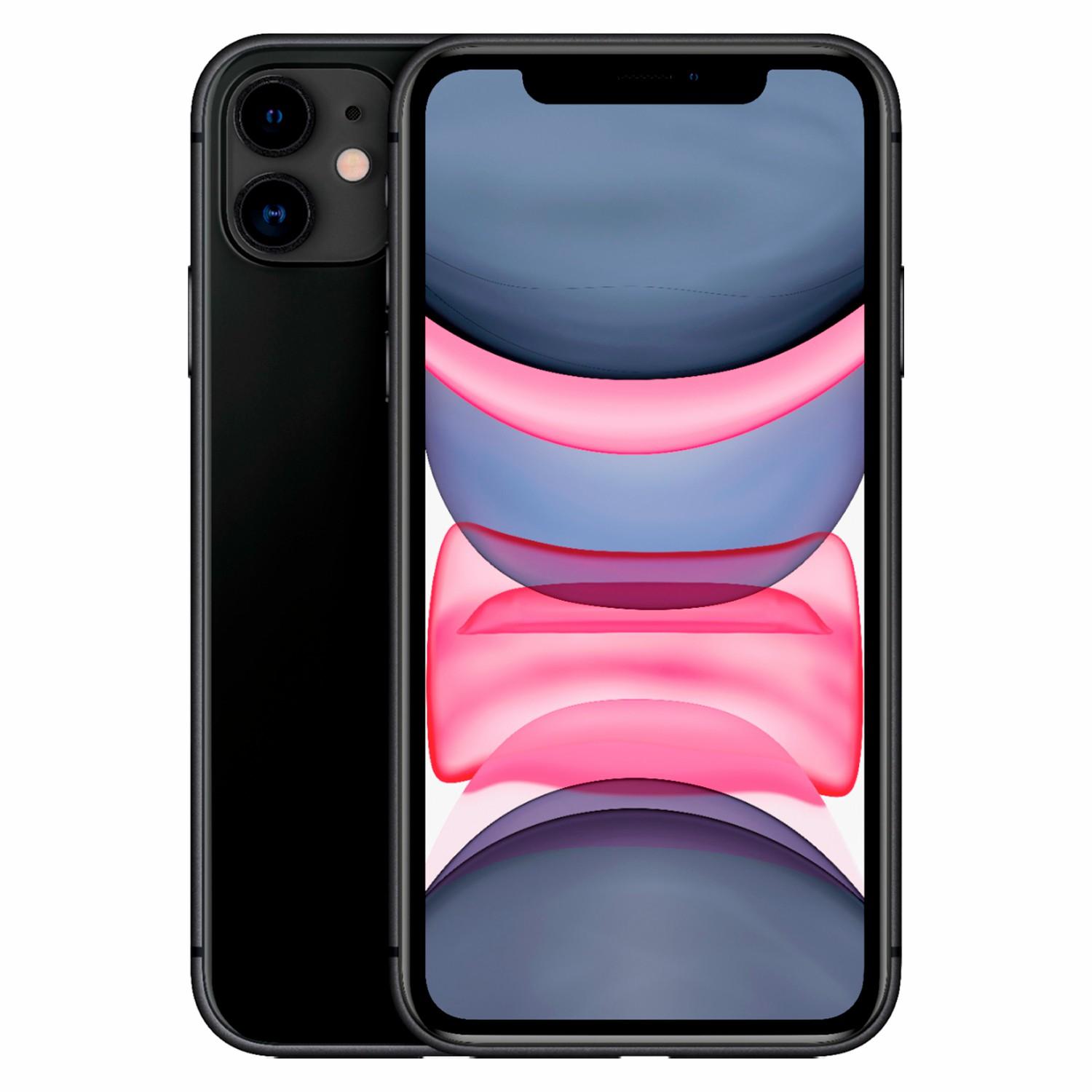 Apple Iphone 11 A2221 Lz 64 Gb 4 Gb Ram Pantalla De 6,1" - Negro (funda Delgada)