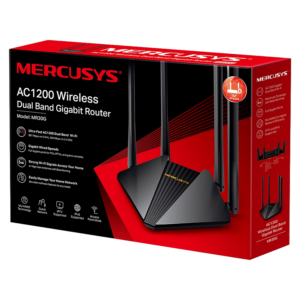 Enrutador Mercusys Mr30g Ac1200 Wifi De Doble Banda 4*5 Dbi - Imagen 4