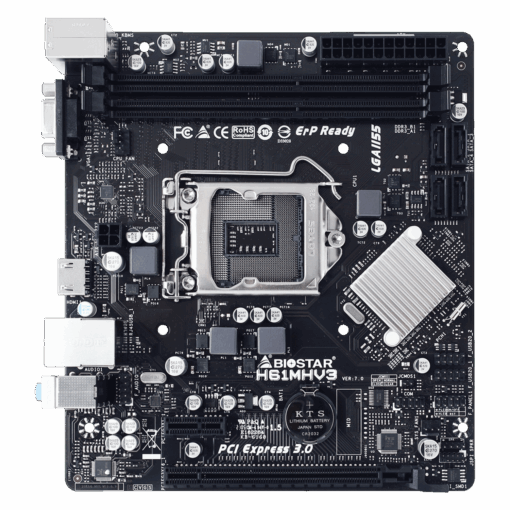 Alternative view of Placa Madre Biostar H61mhv3 Ddr3 Socket Lga 1155 Chipset Intel H61 Micro Atx