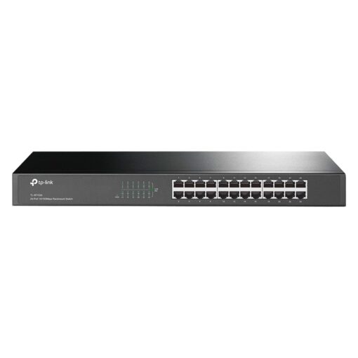 Tp-link Tl-sf1024 Switch Hub Para Montaje En Rack 24 Puertos Gigabit 100 Mbps - Gris