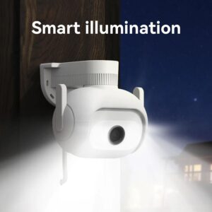 Cámara De Seguridad Wifi Imilab Ec5 Floodlight 360o 2k 3mp - Blanca - Imagen 4