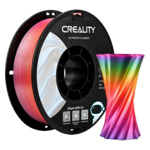 Filamento Creality Hyper CR-SILK 1Kg 1.75mm para Impressora 3D - Rainbow