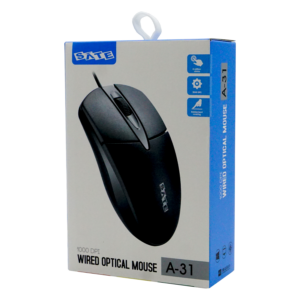 Mouse Usb Satélite A-31 De 1000 Dpi, Color Negro - Imagen 2
