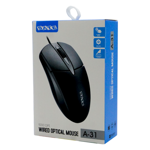 Alternative view of Mouse Usb Satélite A-31 De 1000 Dpi, Color Negro