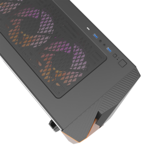 Gabinete Aigo Darkflash Dlz 31 Mesh Rgb - Negro - Imagen 7
