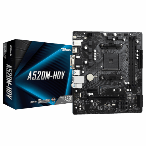 Placa Madre Asrock A520m-hdv Ddr4 Socket Am4 Chipset Amd A520 Micro Atx