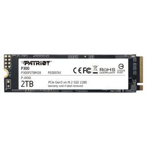 Unidad De Estado Sólido Patriot P300 Nvme Pcie Gen3 M.2 De 2 Tb - P300p2tbm28