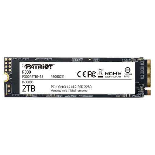Unidad De Estado Sólido Patriot P300 Nvme Pcie Gen3 M.2 De 2 Tb - P300p2tbm28