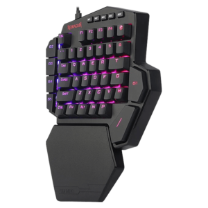 Teclado Con Cable Rgb Para Una Mano Redragon K585rgb Diti - Negro - Imagen 3