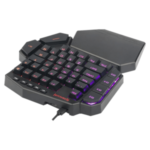 Teclado Con Cable Rgb Para Una Mano Redragon K585rgb Diti - Negro - Imagen 4
