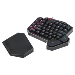 Teclado Con Cable Rgb Para Una Mano Redragon K585rgb Diti - Negro - Imagen 5