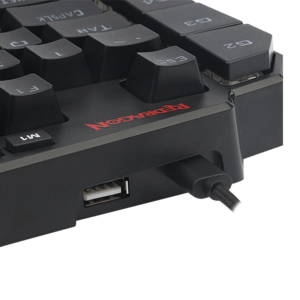 Teclado Con Cable Rgb Para Una Mano Redragon K585rgb Diti - Negro - Imagen 6