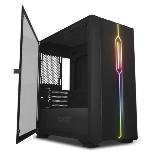 Gabinete Darkflash Dlm23 Rgb - Negro