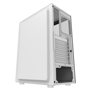 Gabinete Aigo Darkflash Dk151 Rgb De Tamaño Mediano, Color Blanco (3 Ventiladores Argb) - Imagen 4