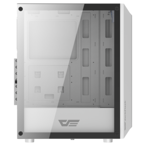 Gabinete Aigo Darkflash Dk151 Rgb De Tamaño Mediano, Color Blanco (3 Ventiladores Argb) - Imagen 8