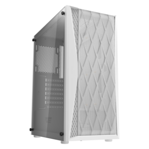 Gabinete Darkflash Dk352 Con 4 Ventiladores Argb, Color Blanco