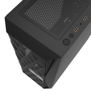 Gabinete Gamer Aigo Darkflash Dk352 Mesh Mid Tower - Negro (4 Ventiladores Argb) - Imagen 9